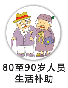 80至90岁人员生活补助