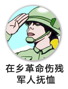 在乡革命伤残军人抚恤